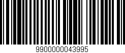 Código de barras (EAN, GTIN, SKU, ISBN): '9900000043995'