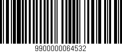 Código de barras (EAN, GTIN, SKU, ISBN): '9900000064532'