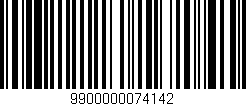 Código de barras (EAN, GTIN, SKU, ISBN): '9900000074142'