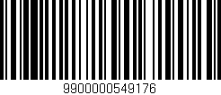 Código de barras (EAN, GTIN, SKU, ISBN): '9900000549176'