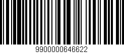 Código de barras (EAN, GTIN, SKU, ISBN): '9900000646622'