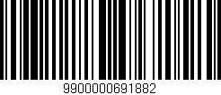 Código de barras (EAN, GTIN, SKU, ISBN): '9900000691882'