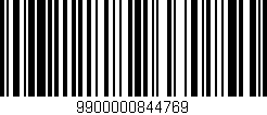 Código de barras (EAN, GTIN, SKU, ISBN): '9900000844769'