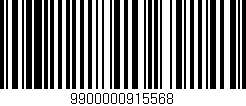 Código de barras (EAN, GTIN, SKU, ISBN): '9900000915568'