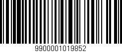 Código de barras (EAN, GTIN, SKU, ISBN): '9900001019852'