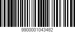 Código de barras (EAN, GTIN, SKU, ISBN): '9900001043482'