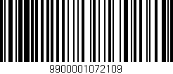 Código de barras (EAN, GTIN, SKU, ISBN): '9900001072109'