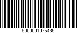 Código de barras (EAN, GTIN, SKU, ISBN): '9900001075469'