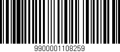 Código de barras (EAN, GTIN, SKU, ISBN): '9900001108259'