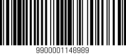 Código de barras (EAN, GTIN, SKU, ISBN): '9900001148989'