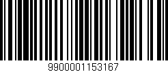 Código de barras (EAN, GTIN, SKU, ISBN): '9900001153167'