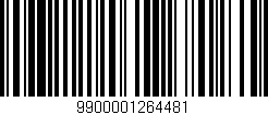 Código de barras (EAN, GTIN, SKU, ISBN): '9900001264481'