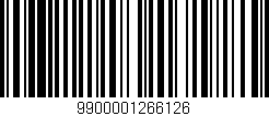 Código de barras (EAN, GTIN, SKU, ISBN): '9900001266126'