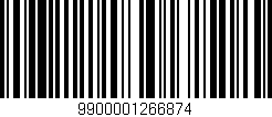 Código de barras (EAN, GTIN, SKU, ISBN): '9900001266874'