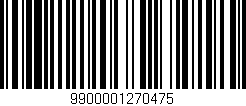 Código de barras (EAN, GTIN, SKU, ISBN): '9900001270475'