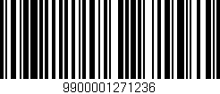 Código de barras (EAN, GTIN, SKU, ISBN): '9900001271236'