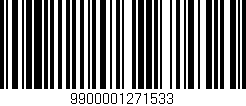 Código de barras (EAN, GTIN, SKU, ISBN): '9900001271533'