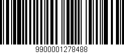 Código de barras (EAN, GTIN, SKU, ISBN): '9900001278488'