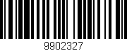Código de barras (EAN, GTIN, SKU, ISBN): '9902327'