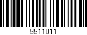 Código de barras (EAN, GTIN, SKU, ISBN): '9911011'