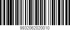 Código de barras (EAN, GTIN, SKU, ISBN): '9932062020010'