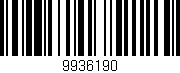 Código de barras (EAN, GTIN, SKU, ISBN): '9936190'