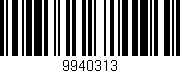 Código de barras (EAN, GTIN, SKU, ISBN): '9940313'