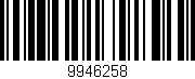 Código de barras (EAN, GTIN, SKU, ISBN): '9946258'