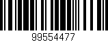 Código de barras (EAN, GTIN, SKU, ISBN): '99554477'
