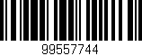 Código de barras (EAN, GTIN, SKU, ISBN): '99557744'