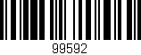 Código de barras (EAN, GTIN, SKU, ISBN): '99592'