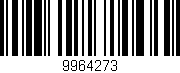 Código de barras (EAN, GTIN, SKU, ISBN): '9964273'