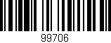 Código de barras (EAN, GTIN, SKU, ISBN): '99706'