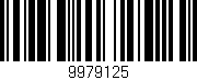 Código de barras (EAN, GTIN, SKU, ISBN): '9979125'