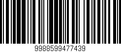 Código de barras (EAN, GTIN, SKU, ISBN): '9988599477439'