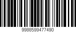 Código de barras (EAN, GTIN, SKU, ISBN): '9988599477490'
