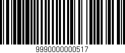 Código de barras (EAN, GTIN, SKU, ISBN): '9990000000517'