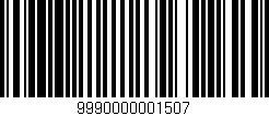 Código de barras (EAN, GTIN, SKU, ISBN): '9990000001507'