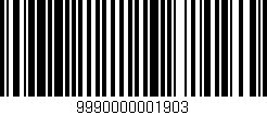 Código de barras (EAN, GTIN, SKU, ISBN): '9990000001903'