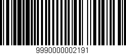 Código de barras (EAN, GTIN, SKU, ISBN): '9990000002191'
