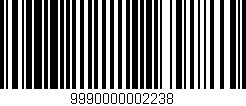 Código de barras (EAN, GTIN, SKU, ISBN): '9990000002238'