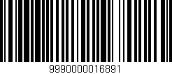 Código de barras (EAN, GTIN, SKU, ISBN): '9990000016891'