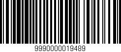 Código de barras (EAN, GTIN, SKU, ISBN): '9990000019489'