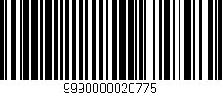 Código de barras (EAN, GTIN, SKU, ISBN): '9990000020775'