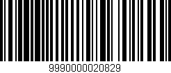 Código de barras (EAN, GTIN, SKU, ISBN): '9990000020829'