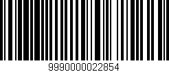 Código de barras (EAN, GTIN, SKU, ISBN): '9990000022854'