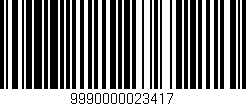 Código de barras (EAN, GTIN, SKU, ISBN): '9990000023417'