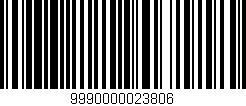 Código de barras (EAN, GTIN, SKU, ISBN): '9990000023806'