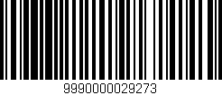 Código de barras (EAN, GTIN, SKU, ISBN): '9990000029273'