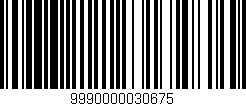 Código de barras (EAN, GTIN, SKU, ISBN): '9990000030675'
